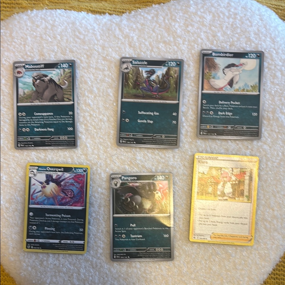 Pokemon Trading Cards Set - Black, Gray, Gold